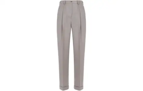 MIU MIU SS24 Casual Pants Women's Gray