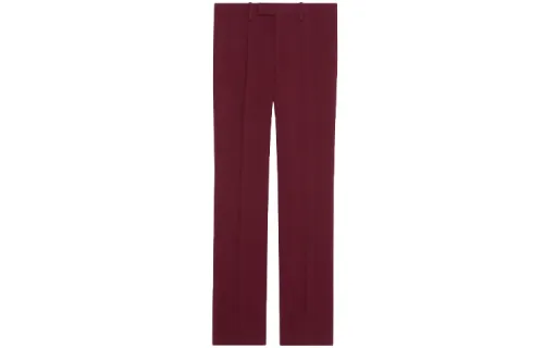 GUCCI 2015 Re Edition Princetown FW21 Casual Pants Women's Dark Red