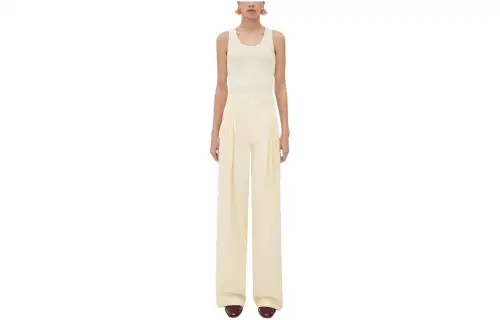Bottega Veneta Pleated Wide Leg Trousers