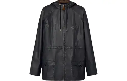 LOUIS VUITTON SS24 Parka Coat Women's Black