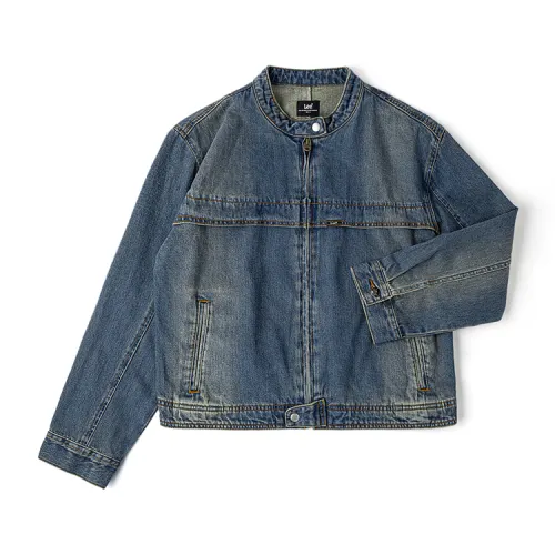 Lee Autumn comfortable retro metal denim long-sleeve, blue jacket, with your logo imprint