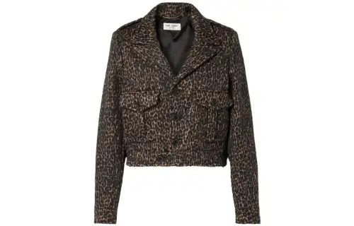 SAINT LAURENT Cropped Coat Women's