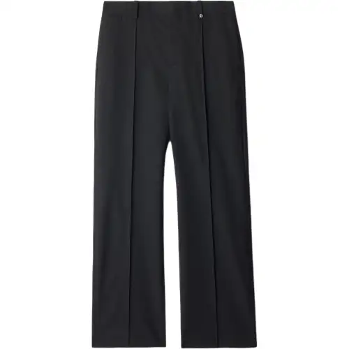 Burberry pleated straight-leg trousers