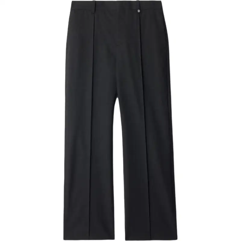 Burberry pleated straight-leg trousers