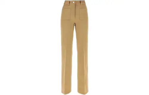 Loro Piana SS23 Casual Pants Women's Coffee