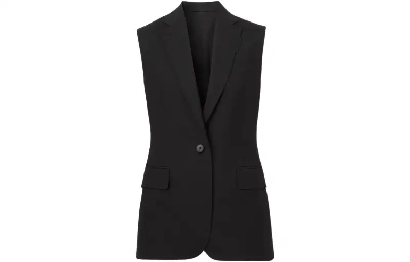 Burberry Sleeveless Tailored Jacket
