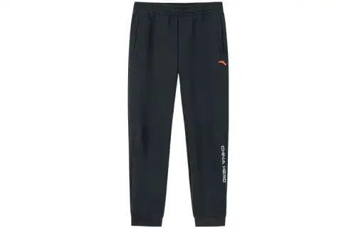 ANTA Knitted Sweatpants Women's Black Moderate Sweatpants