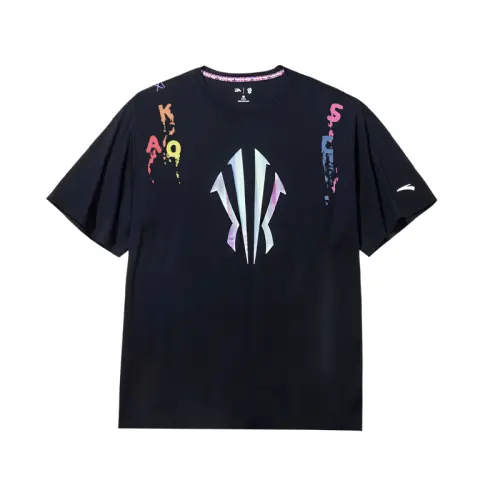 Anta Variety Training Collection T Shirt Unisex Basic Black 6