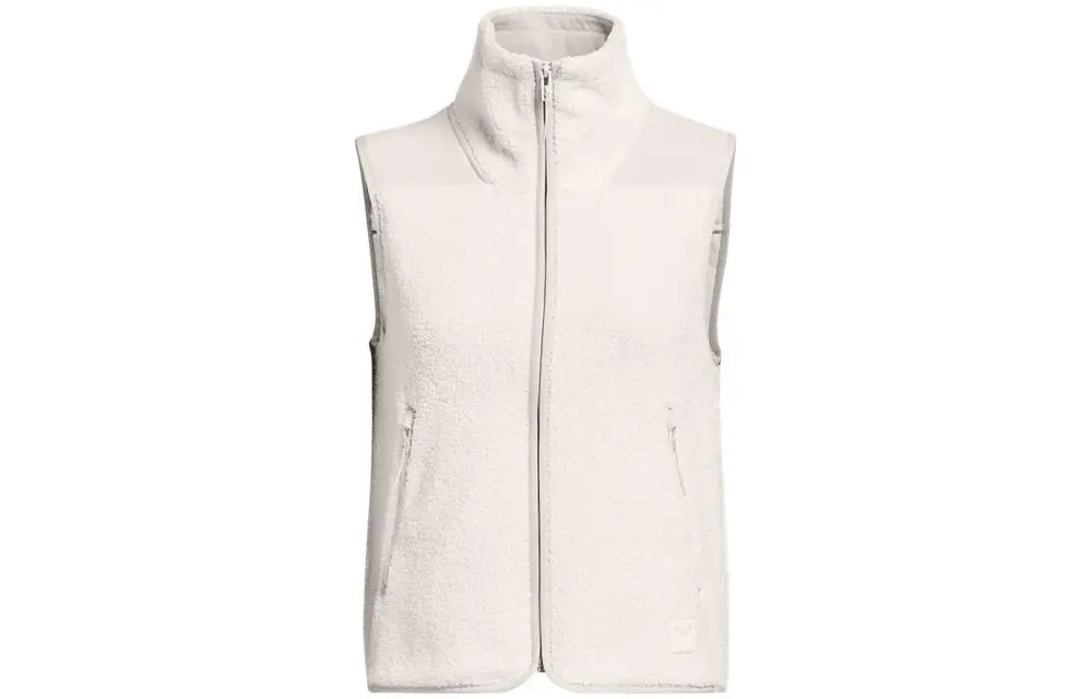 Under Armour Mission Vests Women's White Stand Collar Thickened And Fleece-Lined Other