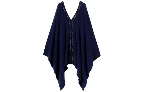 Loro Piana SS24 Cloak Women's Blue