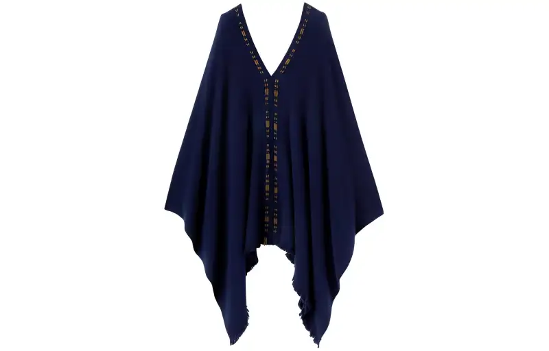 Loro Piana SS24 Cloak Women's Blue