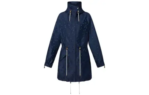 LOUIS VUITTON Parka Coat Women's Blue