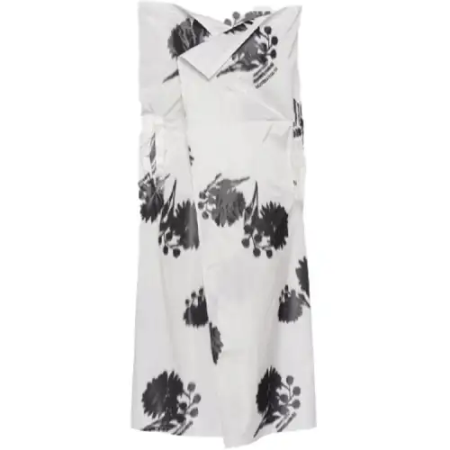 PRADA Cloaks Women's White Moderate