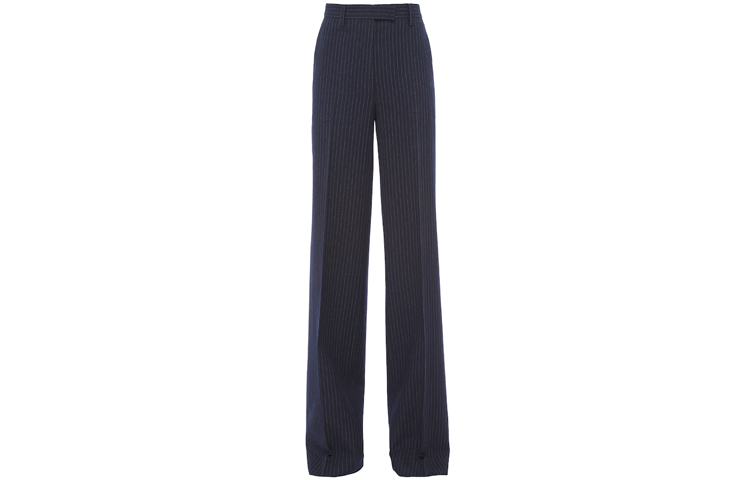 PRADA FW21 Casual Pants Women's Marine Blue