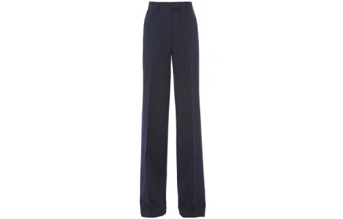 PRADA FW21 Casual Pants Women's Marine Blue