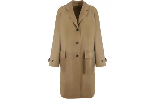 PRADA SS24 Leather Jacket Women's Khaki