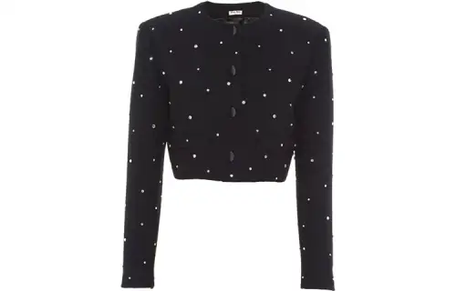 MIU MIU FW21 Cropped Coat Women's Black