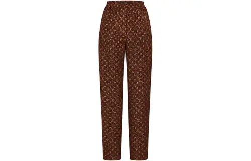 LOUIS VUITTON Casual Pants Women's Caramel