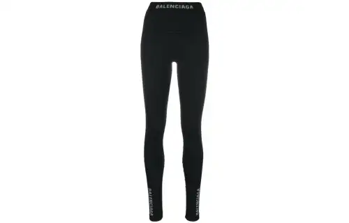 Balenciaga Leggings Women's Black Moderate