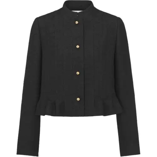DIOR Button-Up Peplum Detailed Jacket