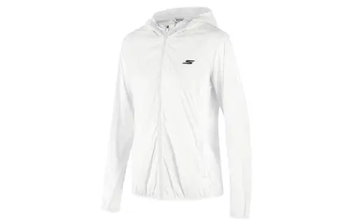 Skechers Dust Resistant Windproof UV Protection Sun Protection Clothing Women's Bright White