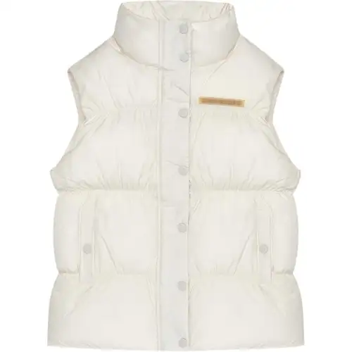 Converse Vests Women's Ivory Stand Collar Moderate Other