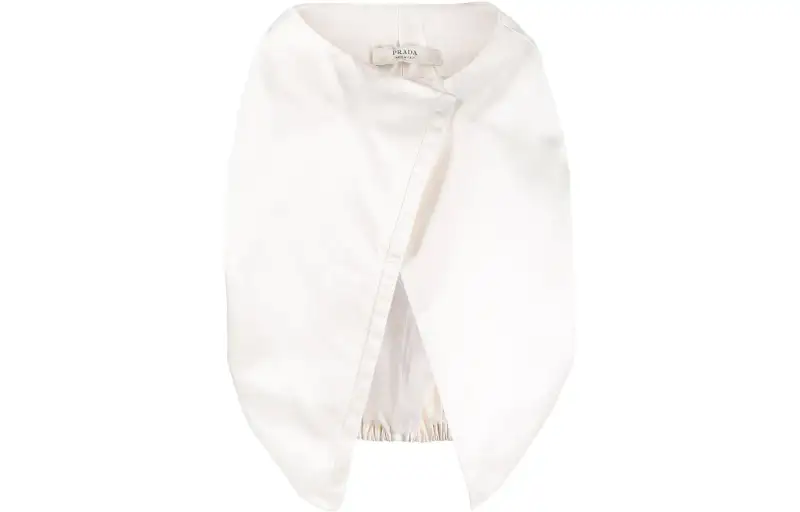 PRADA Cloaks Women's White Moderate