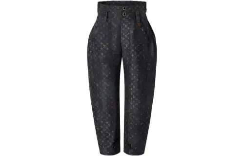 LOUIS VUITTON Casual Pants Women's Black