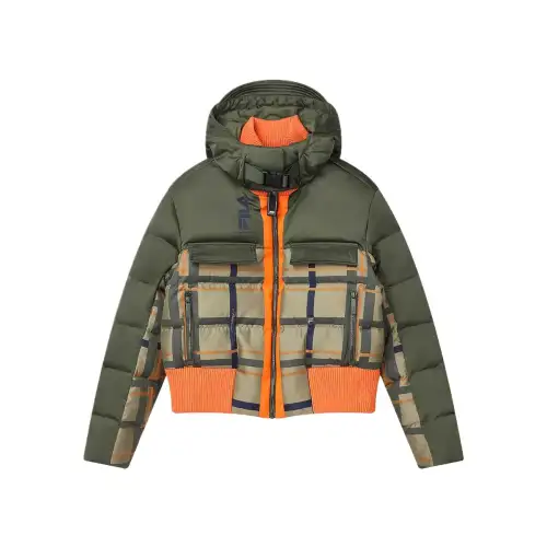 FILA x 3.1 PHILLIP LIM Down Jacket Women's Rotten Leaf Brown