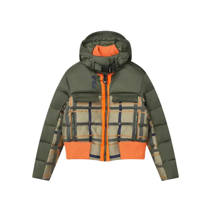 FILA x 3.1 PHILLIP LIM Down Jacket Women's Rotten Leaf Brown