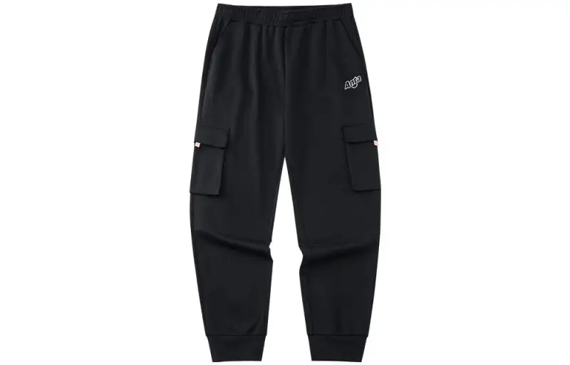 Anta Cuffed Pants Thin Sweatpants Women's Black