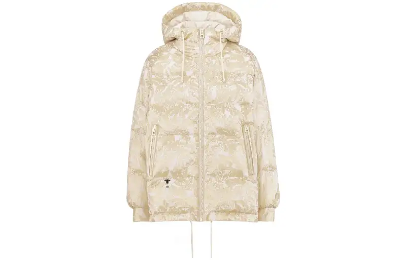 DIOR FW23 Puffer Jacket Women's Beige