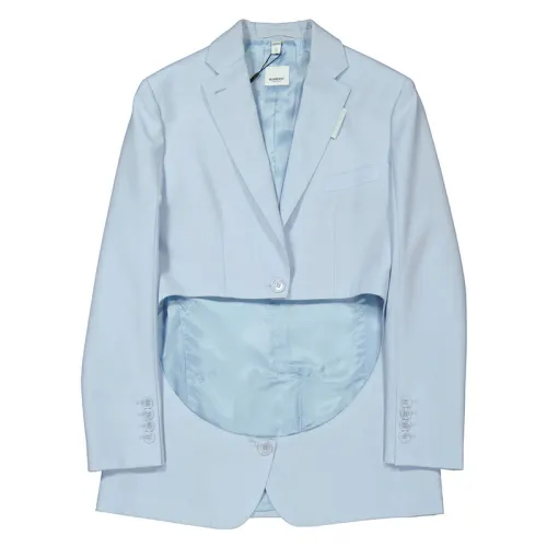 Burberry Business Suit Coat Women's Blue