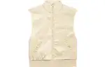 Fear Of God Essentials Vests Women's Eggshell White Stand Collar Moderate Other