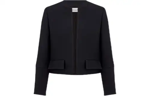 DIOR Cropped Coat Women's Black