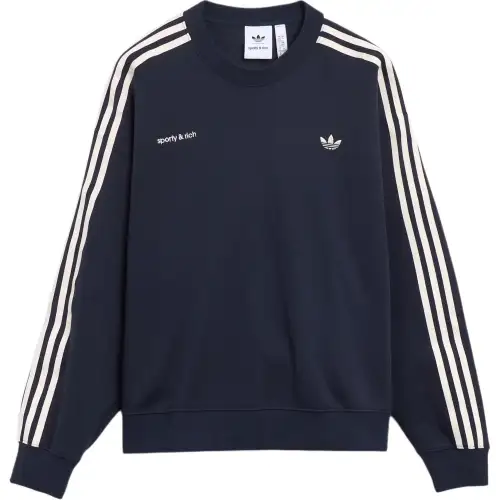 Adidas Originals x Sporty & Rich Sweatshirt Women's Dark Navy Blue
