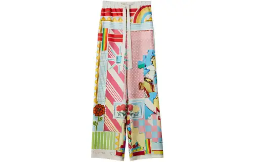LOEWE Doll House Drawstring Trousers 'Multicolor'