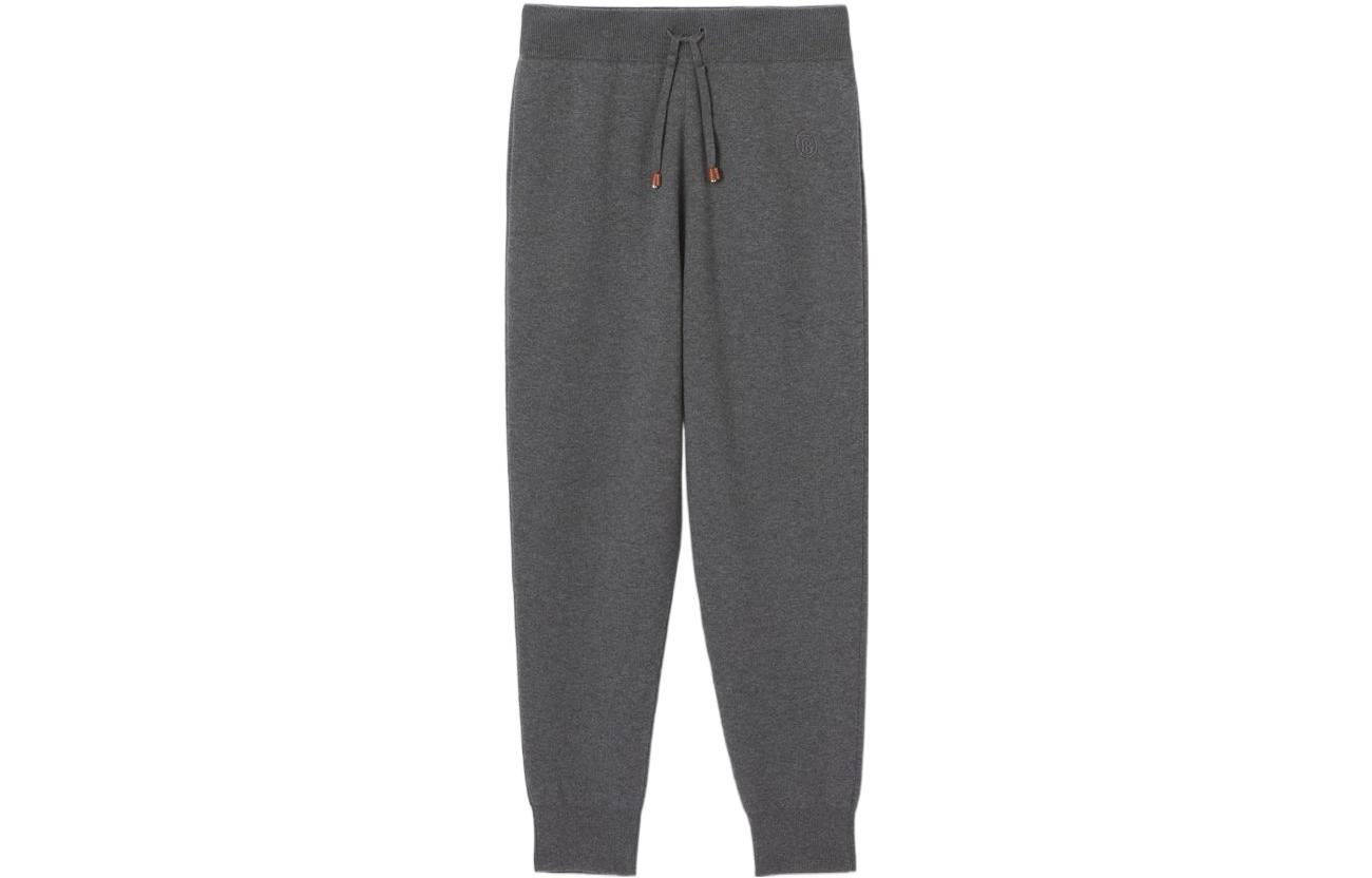 Burberry FW22 Knitted Sweatpants Women's Gray