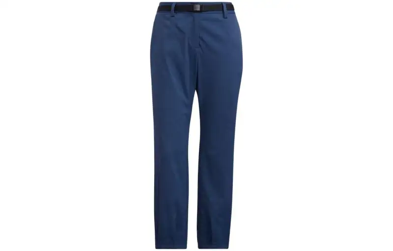 Adidas Knitted Sweatpants Women's Marine Blue Moderate Straight Fit Pants