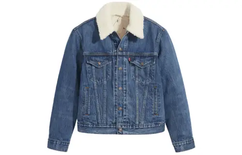 Levis Velvet feel Coat Women's Blue