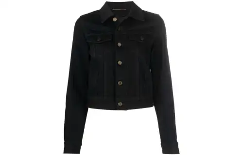 SAINT LAURENT Cropped Coat Women's