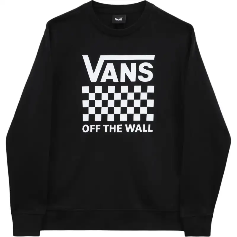 Vans Sweatshirts Women's Black Crew Neck Moderate