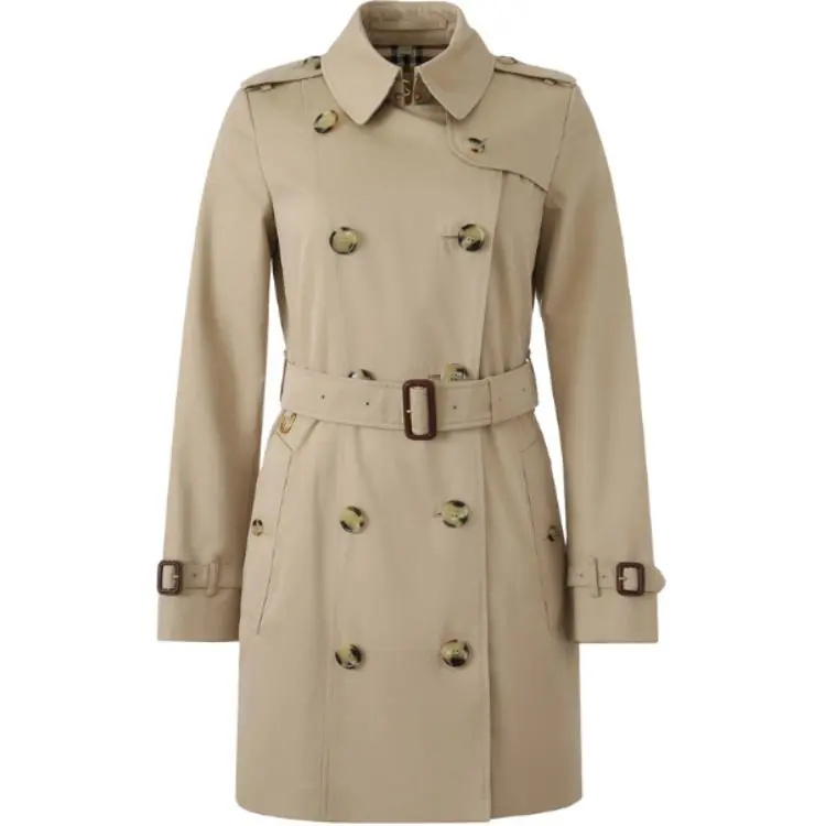 Burberry Double-Breasted Belted Trench Coat
