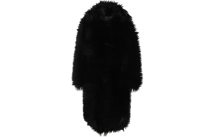 PRADA Furs Women's Black Stand Collar Moderate