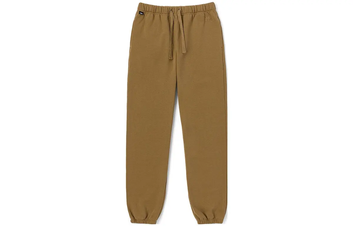 Vans Knitted Sweatpants Women's Yellow Moderate Cuffed Pants