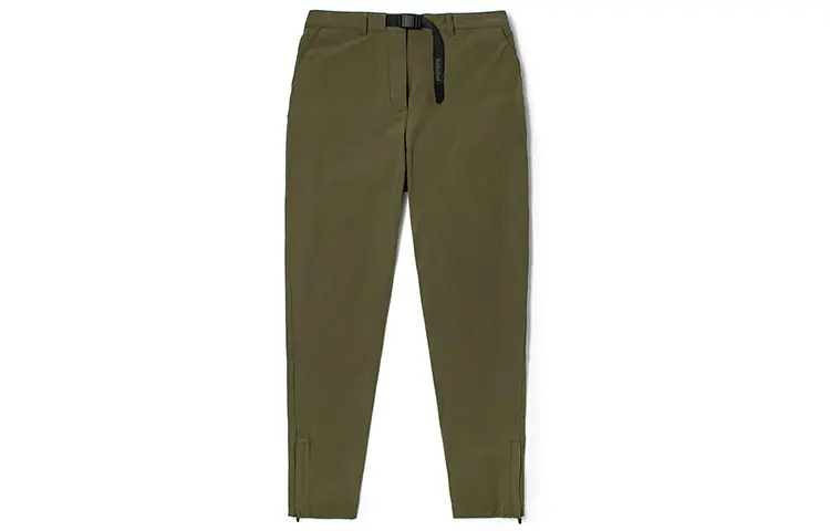 Timberland Casual Pants Women's Army Green Thin Straight Fit Pants