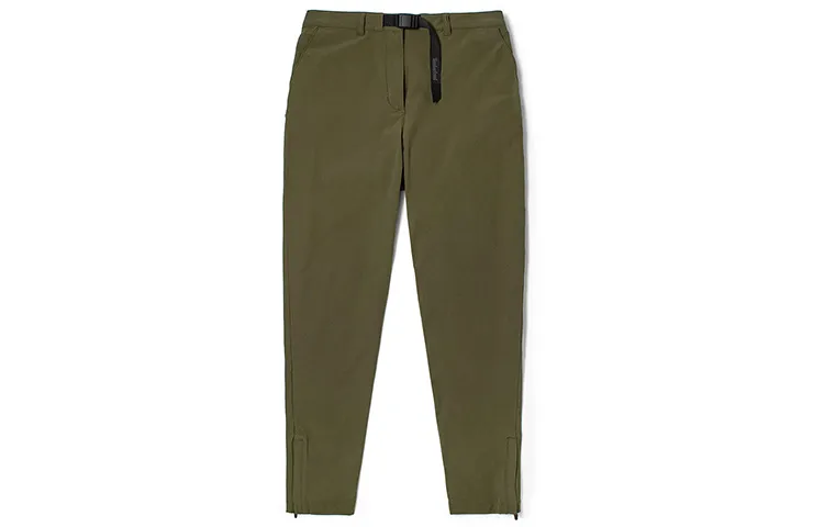 Timberland Casual Pants Women's Army Green Thin Straight Fit Pants