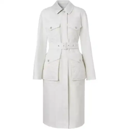Burberry Trench Coat Women's White