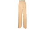 GUCCI Casual Pants Women's Coffee Moderate Wide Leg Pants
