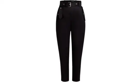 LOUIS VUITTON Casual Pants Women's Black